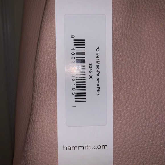 Hammitt Oliver Medium Leather Tote Paloma Pink New - Picture 2 of 9